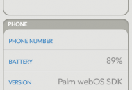 Nuevas capturas de pantalla de webOS y la interfaz de Palm Pre